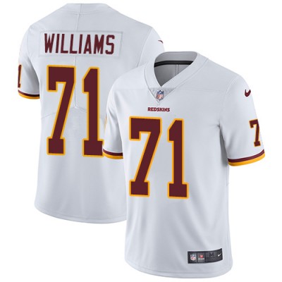 Nike Washington Commanders #71 Trent Williams White Men's Stitched NFL Vapor Untouchable Limited Jersey Men's